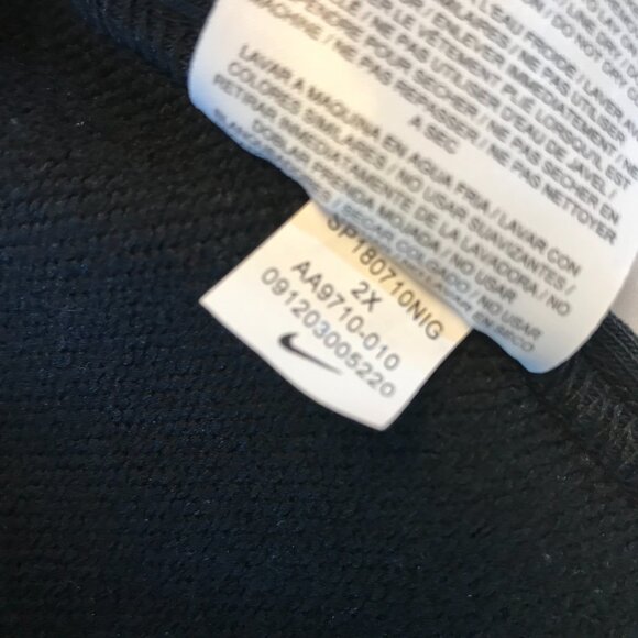 Nike Women's Dri Fit Training Jacket Hoodie Size 2XL Black AA9710 Asian Style - Picture 13 of 14